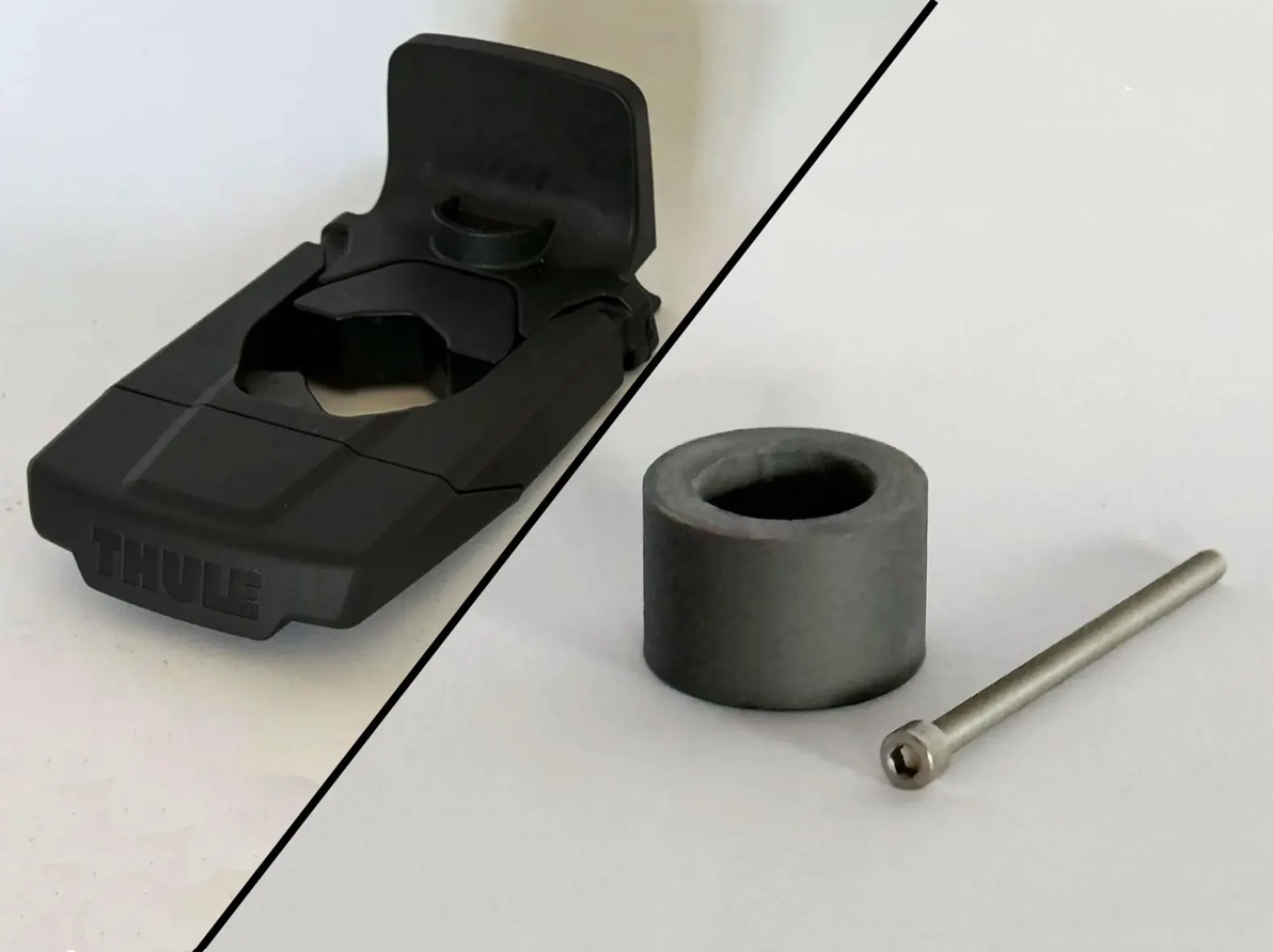 Thule Yepp adapter voor een kinderzitje op Veloretti ONE