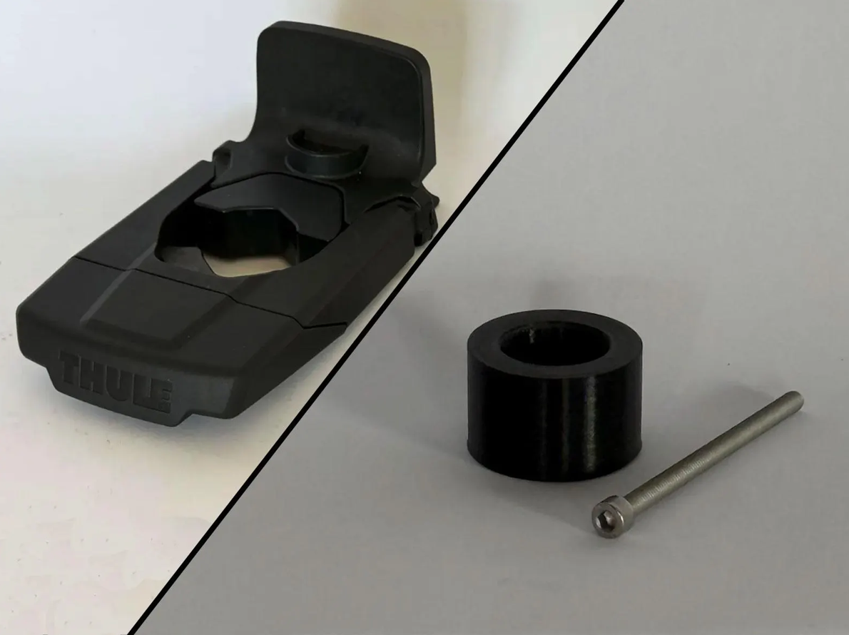 Thule Yepp adapter voor een kinderzitje op Veloretti ONE