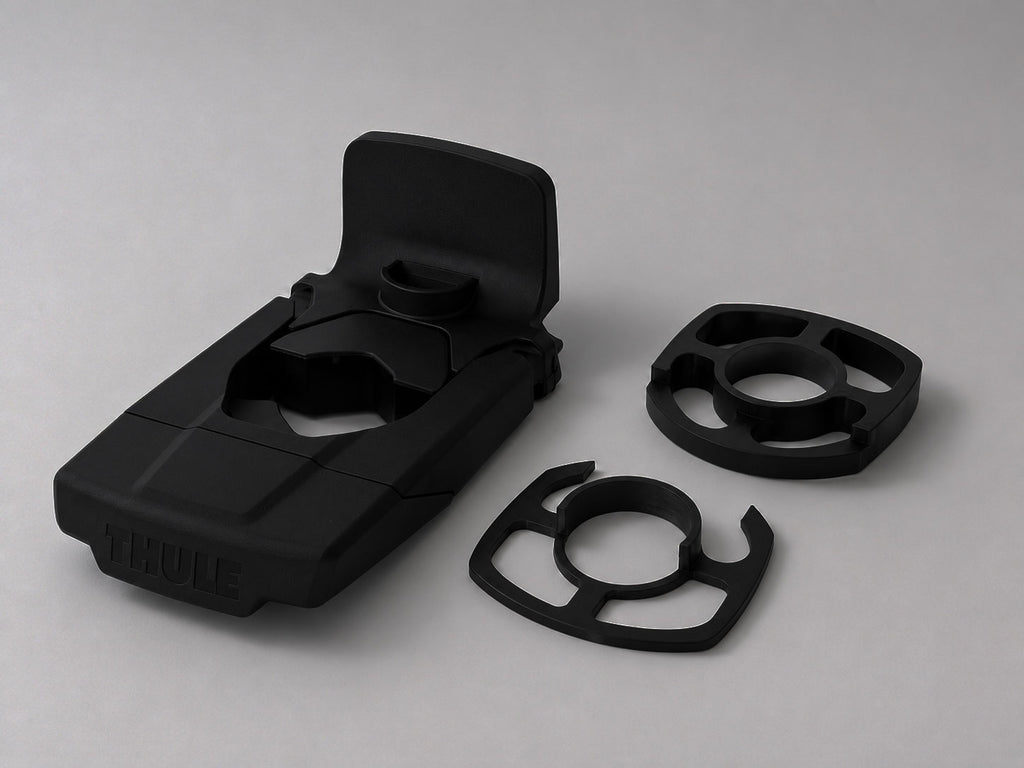Thule Yepp adapter voor een kinderzitje op Veloretti TWO